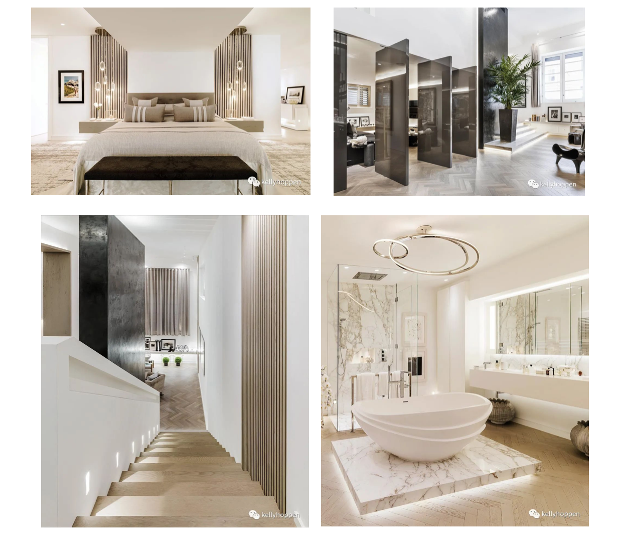 凯丽赫本展示案例: 伦敦豪宅室内设计案例 - Kelly Hoppen London