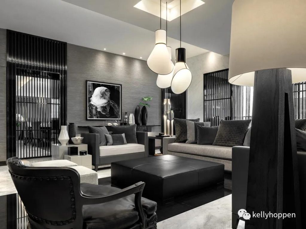 凯丽赫本大师课:用黑色元素打造经典优雅的室内设计 - Kelly Hoppen London
