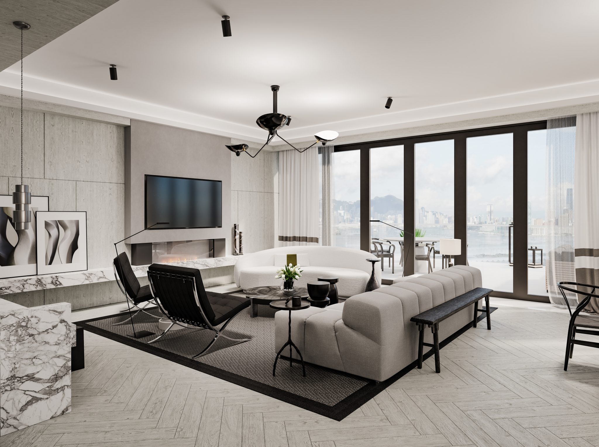 香港室内设计项目 - Kelly Hoppen London