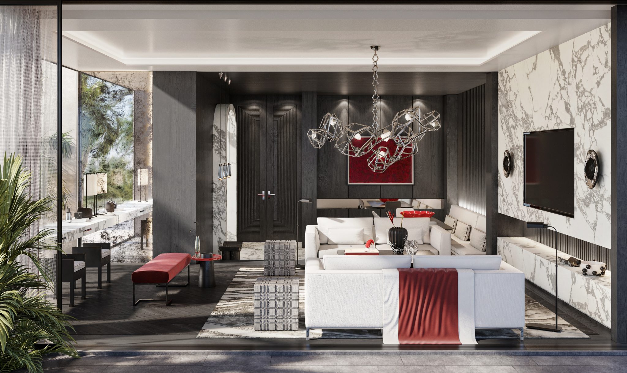 迪拜中西豪宅室内设计项目 - Kelly Hoppen London